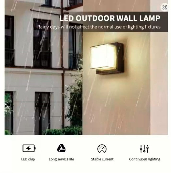 LED Outdoor Wall Light – IP66 Waterproof Motion Sensor Lamp for Porch, Balcony, Garden & Patio