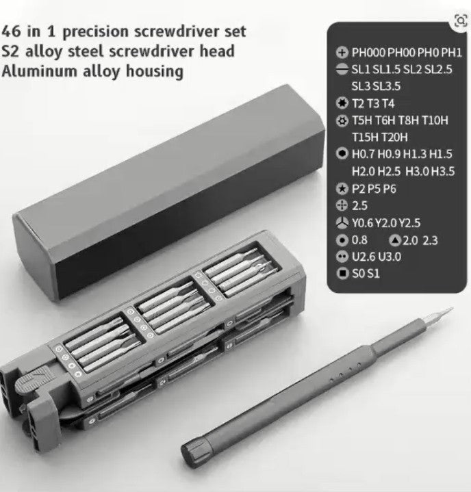 Precision Magnetic Screwdriver Kit – 30/40/44-in-1 Professional Repair Tool Set for Phones, Laptops & Smart Devices