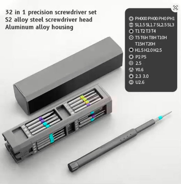 Precision Magnetic Screwdriver Kit – 30/40/44-in-1 Professional Repair Tool Set for Phones, Laptops & Smart Devices