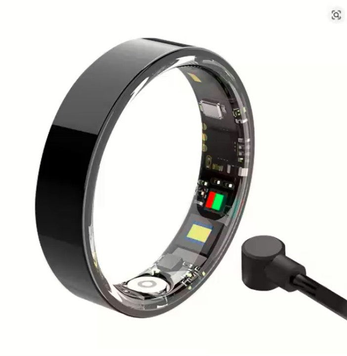 Smart Health Ring – Heart Rate, SpO₂ & Sleep Monitoring | 5ATM Waterproof Fitness & Fashion Wearable