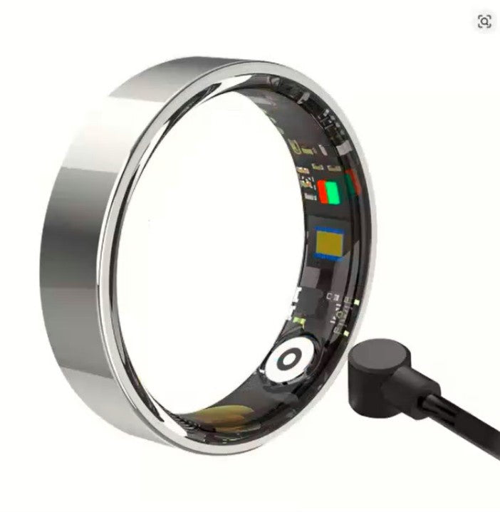 Smart Health Ring – Heart Rate, SpO₂ & Sleep Monitoring | 5ATM Waterproof Fitness & Fashion Wearable