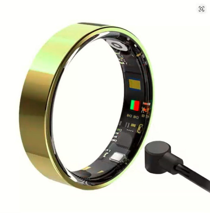 Smart Health Ring – Heart Rate, SpO₂ & Sleep Monitoring | 5ATM Waterproof Fitness & Fashion Wearable